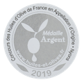 CONCOURS HUILES D_OLIVES FRANCE APPELLATION ORIGINS NYONS 2019-ARGENT
